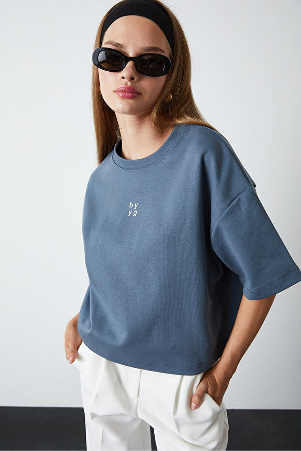 Baskılı Kısa Tshirt - 3