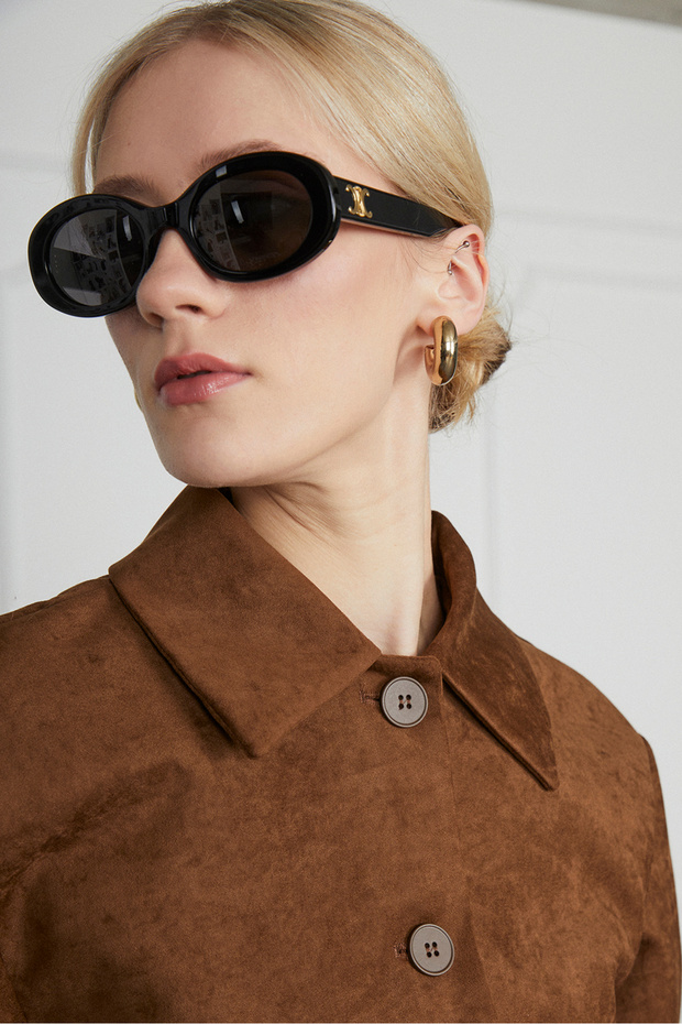 Süet Kısa Ceket - 4