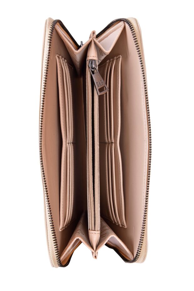 Women's Clutch Bag Women's Beige Bag - 15860 - 4