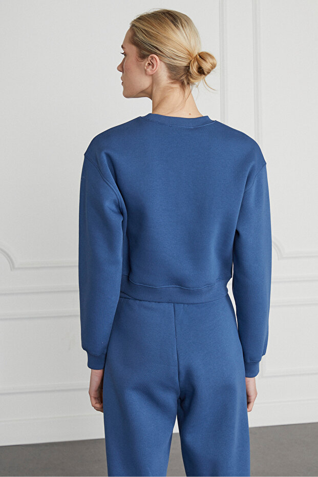 Basic Crop Sweatshirt - 5