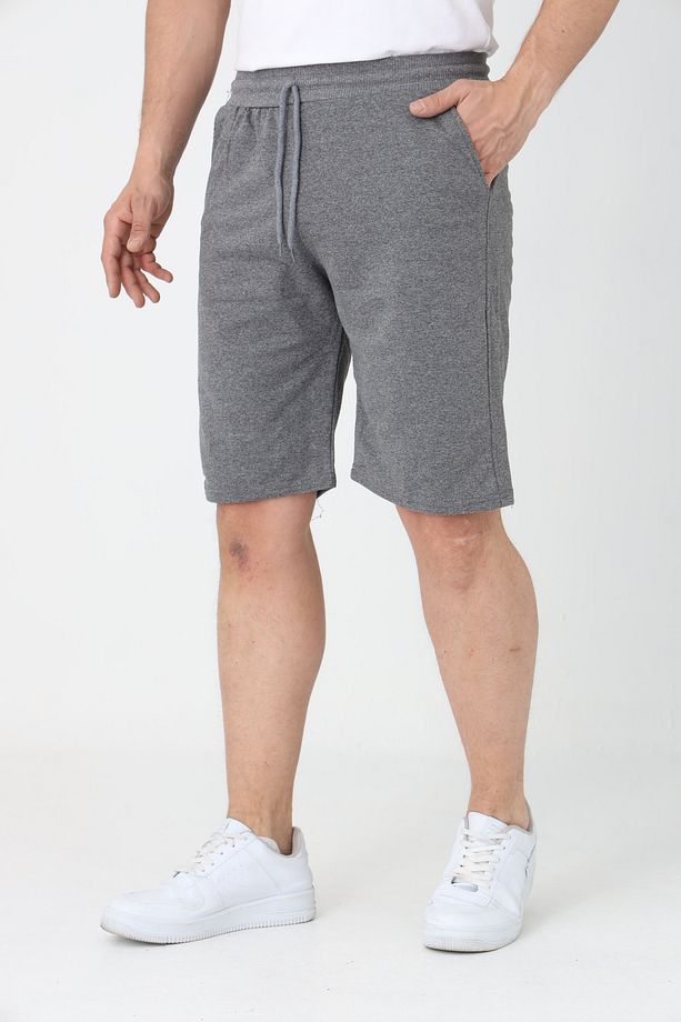 Erkek Pamuklu Penye Şort Regular Fit Şort - 4