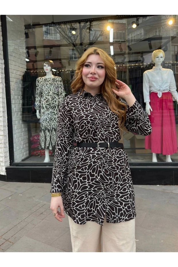 Patterned Tunic Shirt - 2