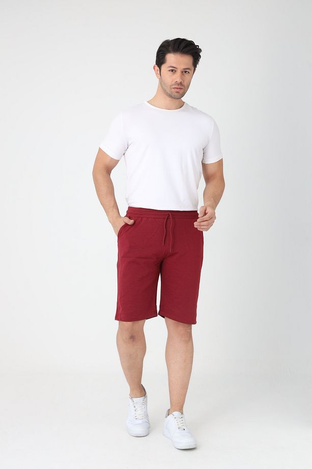 Erkek Pamuklu Penye Şort Regular Fit Şort - 2