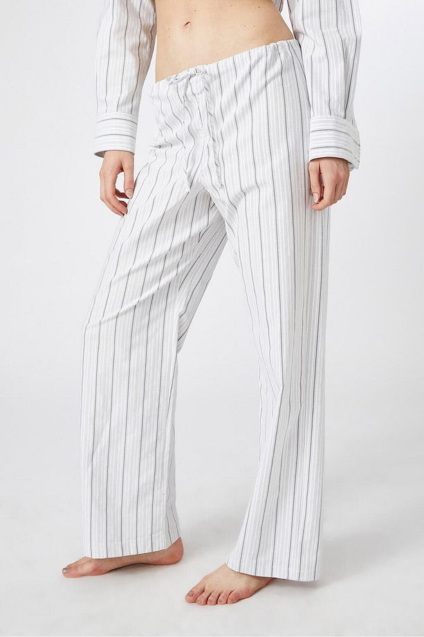 Bağcıklı Poplin Pantolon - 2