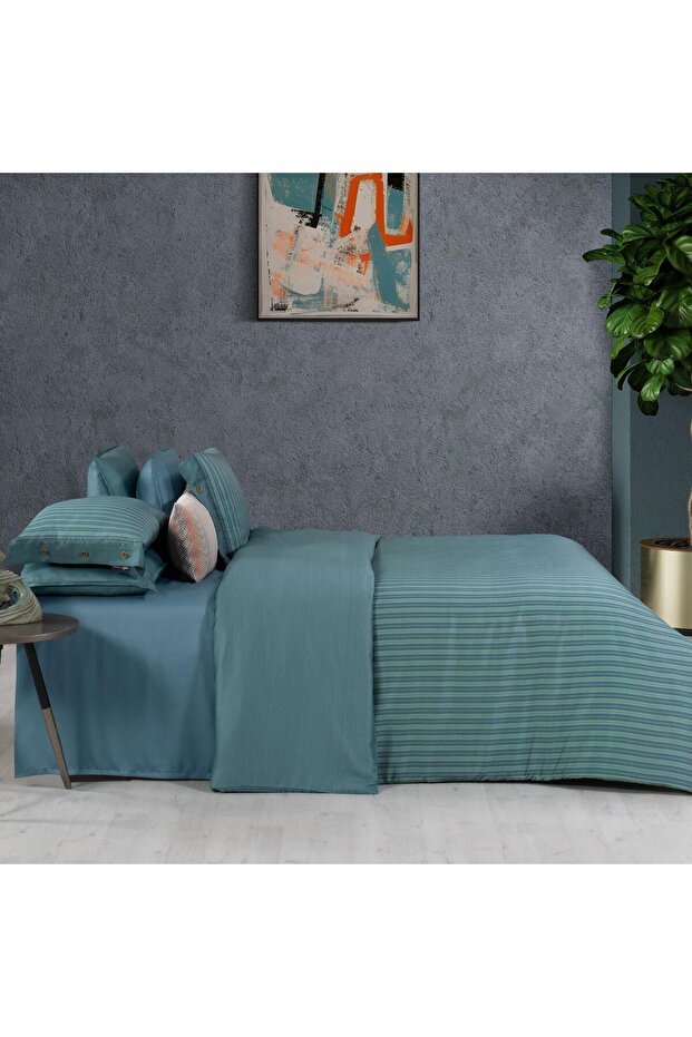 Lodi 2 Personal Duvet Cover Set Green