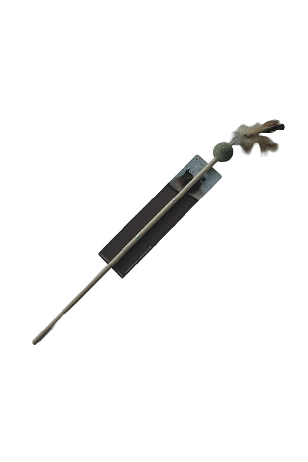Cat Fishing Rod with Cat Herb and Feather 50 Cm