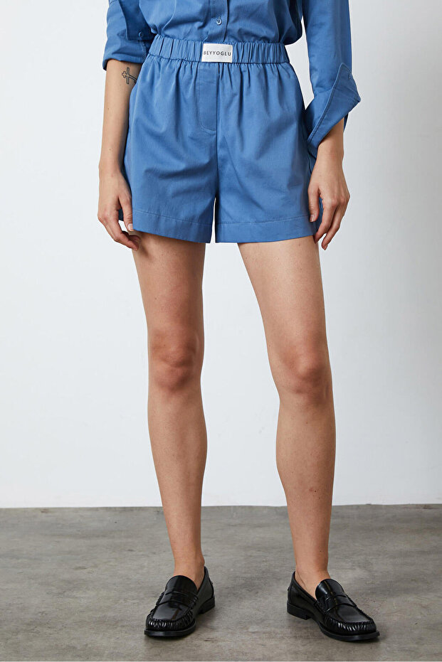 Poplin Kısa Şort - 3