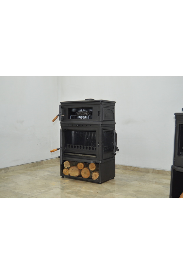 FS-044YKST RETRO DİK TEK CAMLI YAN KAPAKLI ODUNLUKLU - 5