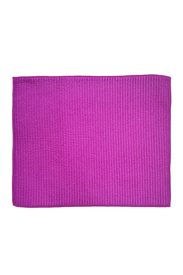 Purple microfiber dish towel - 1