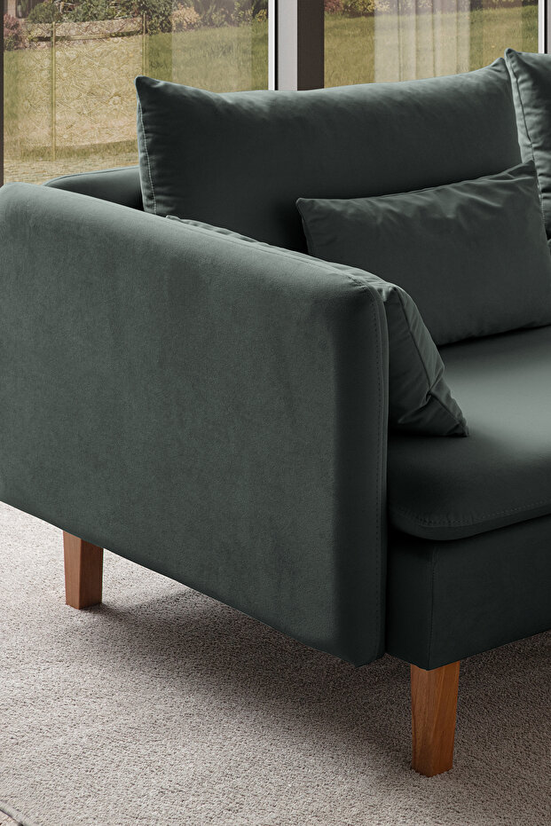 Flexy Üçlü Kanepe YEŞİL - 3