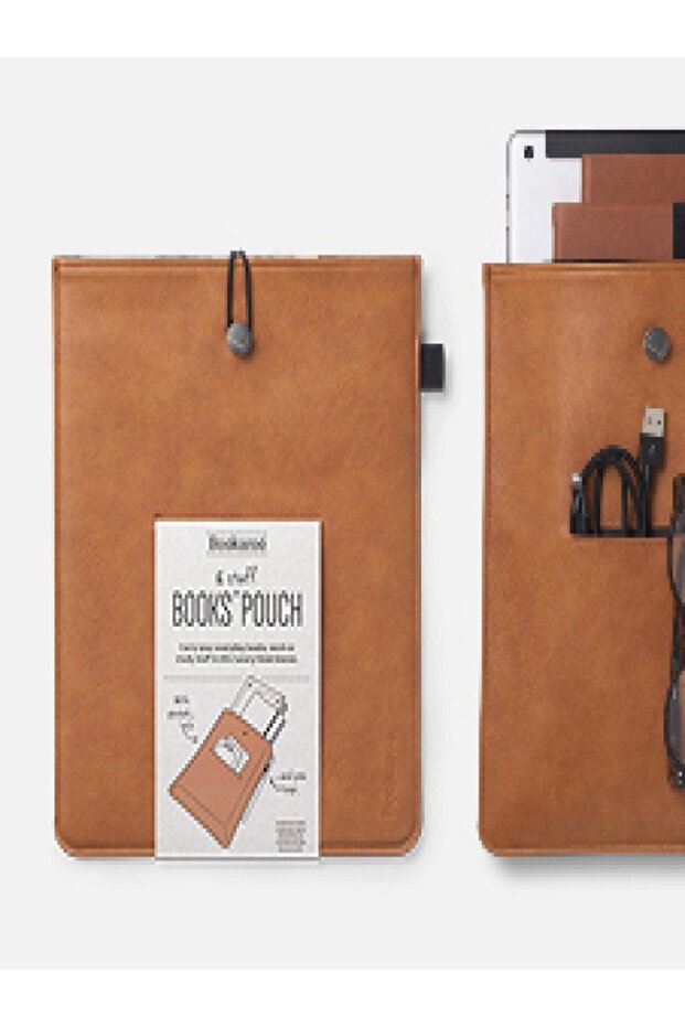 Bookaroo Books & Stuff Pouch - Brown - 1