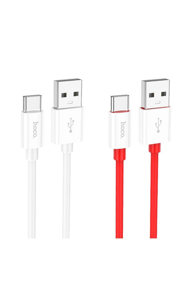 X87 3a Type-c To Usb Iphone Android Uyumlu Hızlı Şarj Veri Kablosu Kırmızı 1 Metre - 5