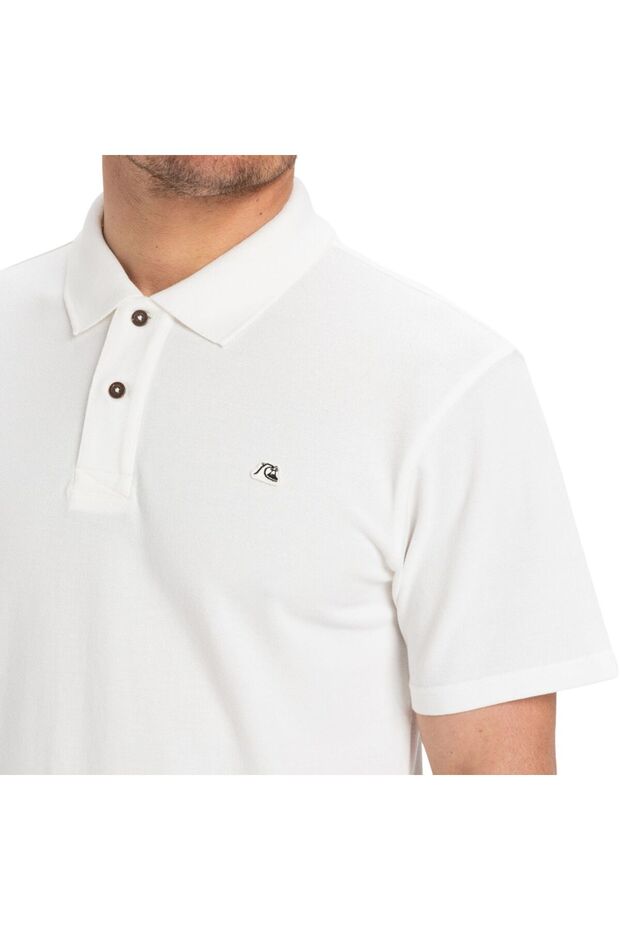 Dna Erkek Beyaz Polo Tişört ERKEK POLO T-SHIRT EQYKT04362 - 3