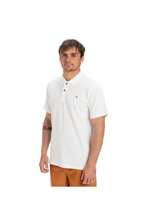 Dna Erkek Beyaz Polo Tişört ERKEK POLO T-SHIRT EQYKT04362 - 2