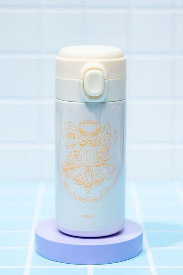 Harry Potter Lisanslı Kapaklı Peluş Hedwig Giydirmeli Termos (330ml) - - 3