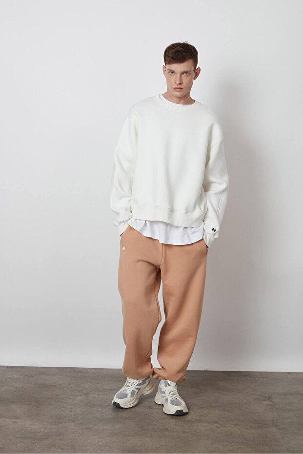 Lastikli Basic Jogging Pantolon - 1