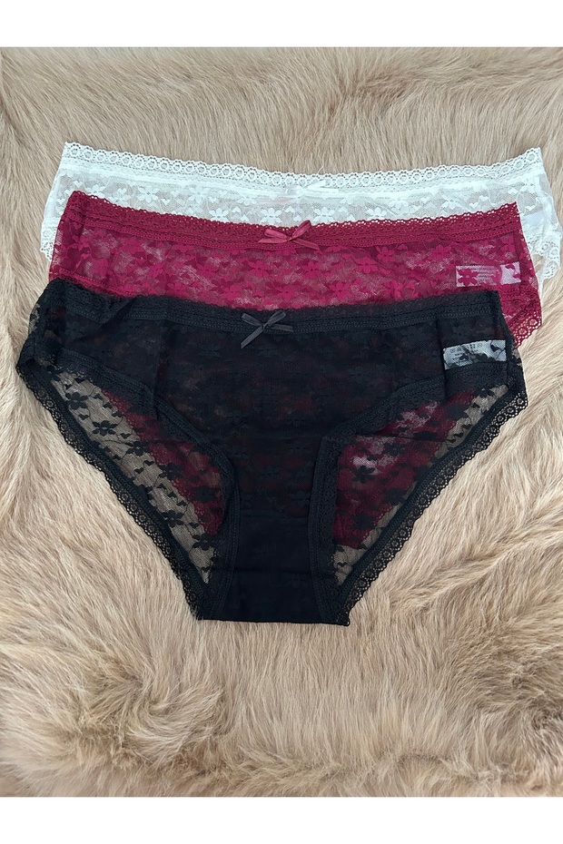 Дамски дантелен стринг - 2