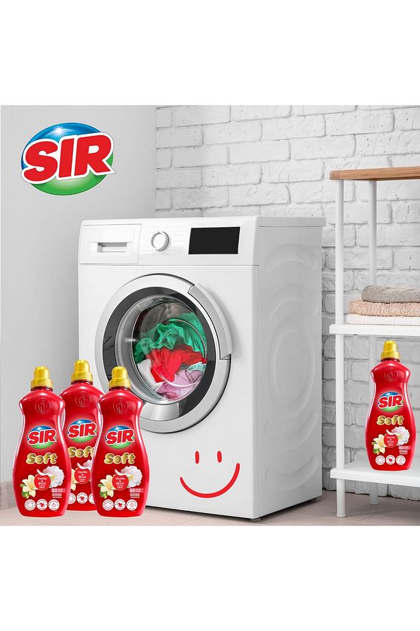 Konsantre Çamaşır Yumuşatıcısı Vanilya & Misk 1440 ml 60 Yıkama 4 Adet - 4
