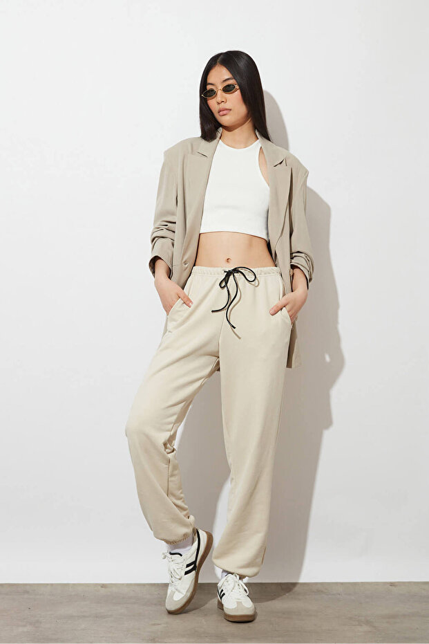 Lastikli Jogging Pantolon - 3