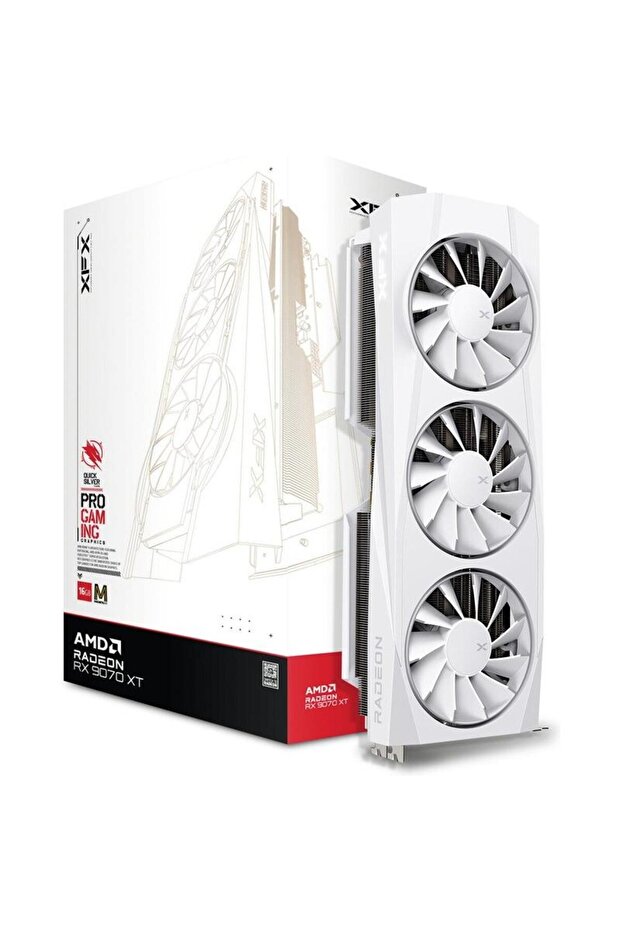 Placa video XFX Radeon RX 9070 XT Quicksilver Magnetic Air Edition White 16GB GDDR6 256-bit - 5