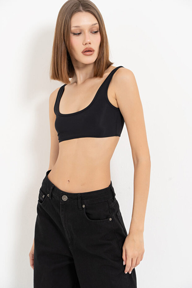 Siyah Mini Büstiyer - 4