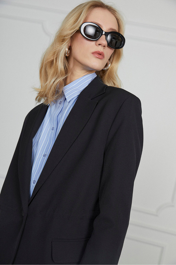 Beli Büzgülü Ceket - 4