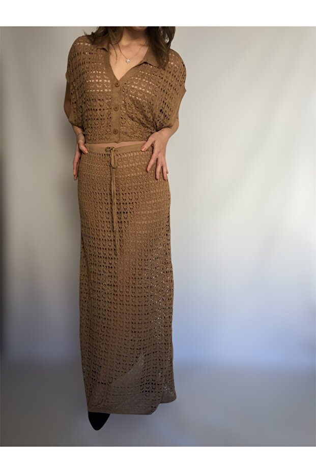 Triko Ajurlu Bluz - 6