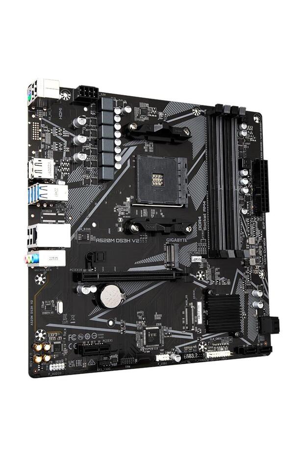 GIGABYTE A520M DS3H V2 motherboard, Socket AM4 - 3