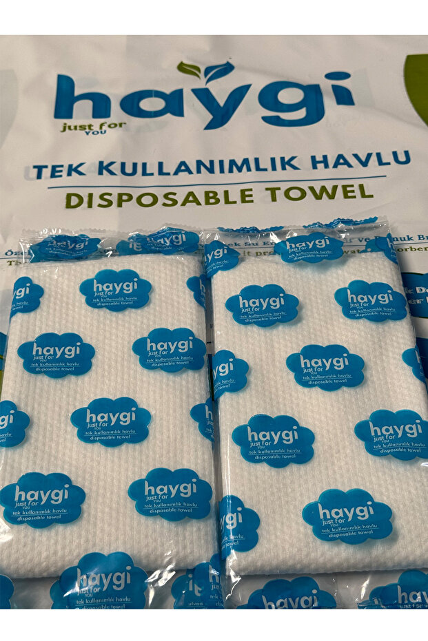 Tek Kullanımlık Berber Havlusu - Tek Tek Paketli Havlu 40x80 Cm 100 Adet - 4