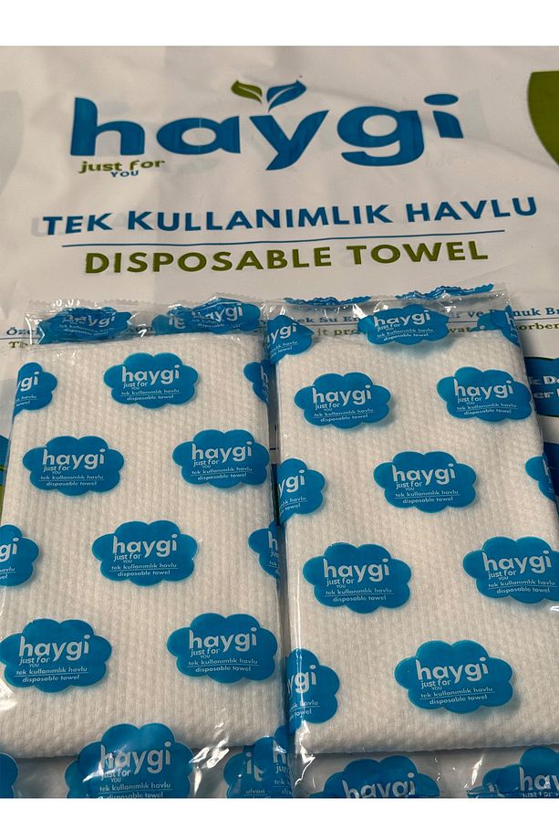 Tek Tek Paketli Tek Kullanımlık Berber Havlusu Kuaför Havlusu - 10 Adet 40x80 Cm - 6