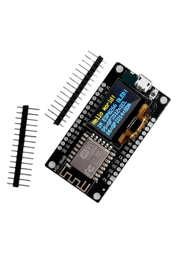 ESP8266 Wifi Modül 0.96 Inc OLED Ekranlı Geliştirme Kartı Arduino Wifi Geliştirme Kartı Hw-364a - 1