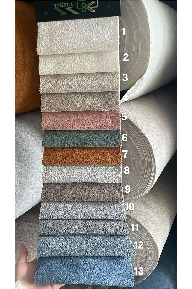 Pati Dostu Koltuk Örtüsü Döşemelik Kumaş Püsküllü Kaymaz Sırt Ve Oturma Yerini Kaplar 140x200 Cm - 5