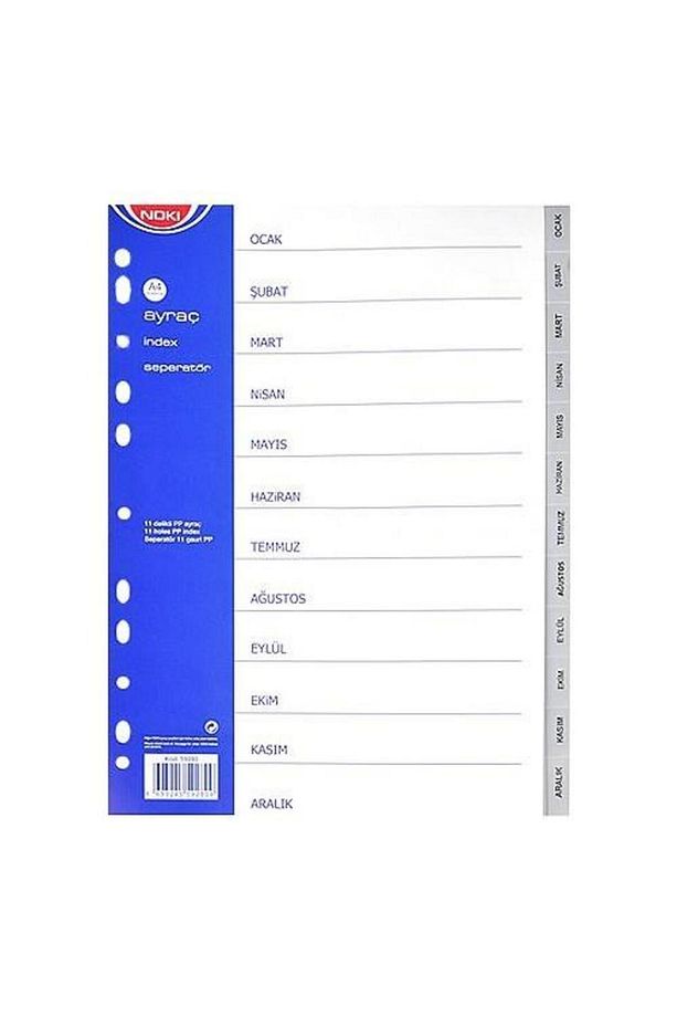 Seperatör Aylar Plastik A4 59280 - 1