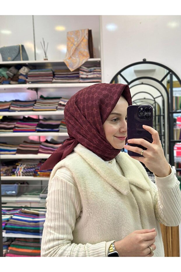 942 Aker Elegance Monogram Eşarp 1090500 - 1