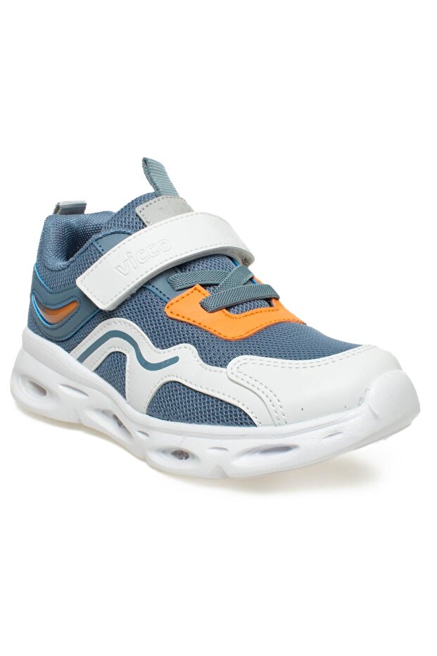 346.b24y117 Rony Bebe Işıklıphylon Blue Kids Sneakers