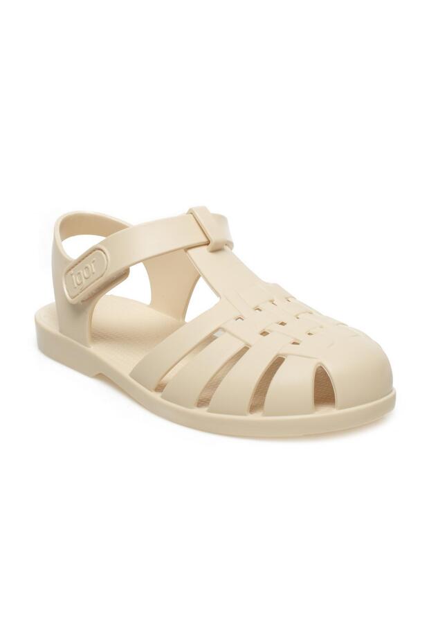 S10288K Clasica Velcro Cream Kids Sandals