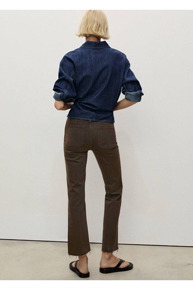 Cepli flare jean pantolon - 4