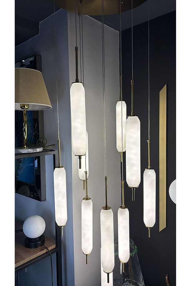 Eskitme Sarkıt 5 li Led Avize - 3
