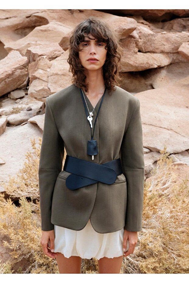 Nahtloser Leinenblazer - 7