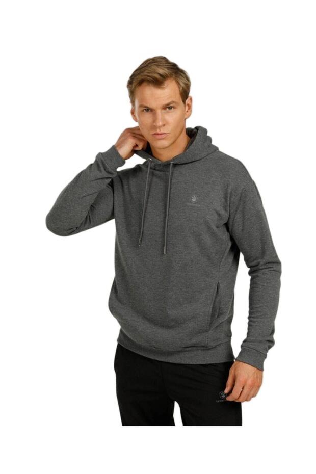 Sn73 1011766330 Basic Antrasit Erkek Sweatshirt - 1