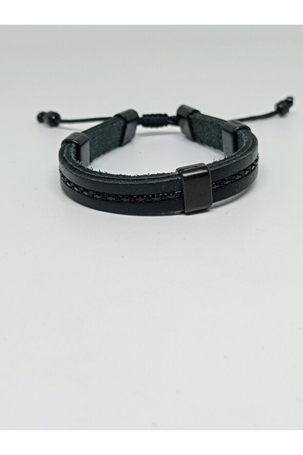 Modern Design Adjustable Leather Bracelet No 10