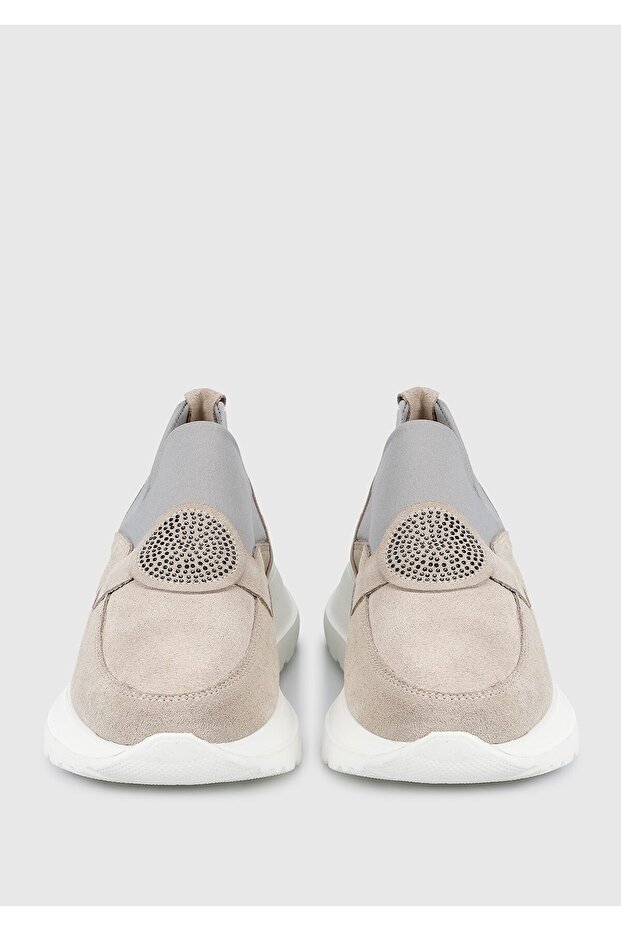 Pantofi de damă din piele bej - 3