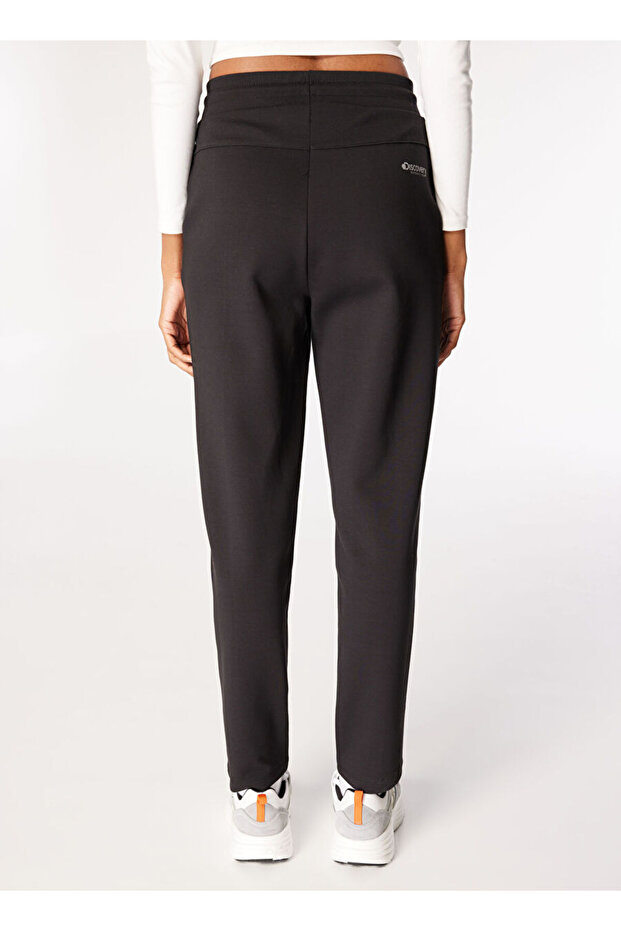 Siyah Kadın Basic Eşofman Altı D4WL-EA3003 - 5