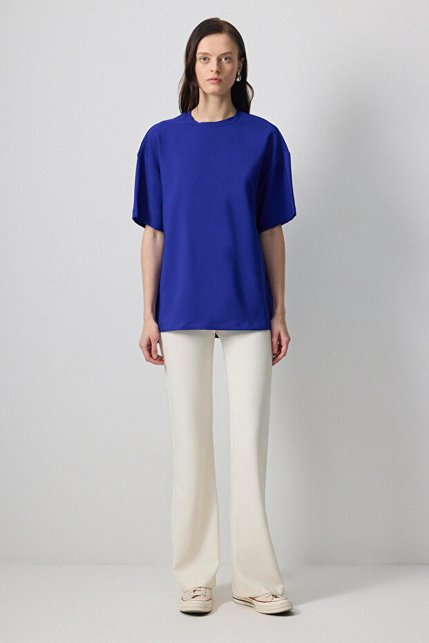 Short Sleeve Crepe T-Shirt