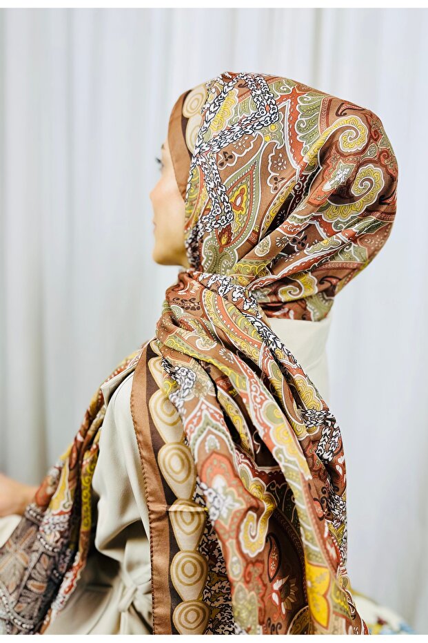 Zen Soft Cotton Shawl - Capture a Peaceful and Stylish Style with Retro Ethnic Pattern - 6