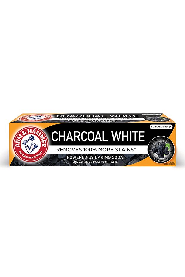 Arm & hammer 100% charcoal whitening toothpaste 75 ml - 1