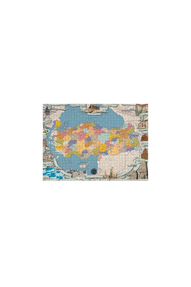 Political Turkey Puzzle 1000 Pieces