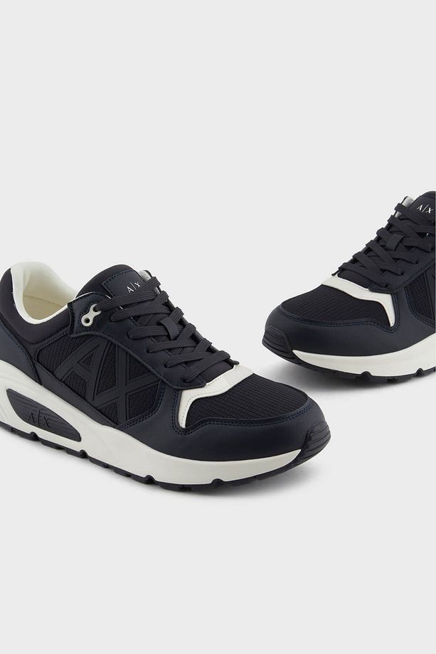 Armani Exchage Logolu Kalın Taban Sneaker Ayakkabı Erkek AYAKKABI XUX239 XV909 U385 - 3