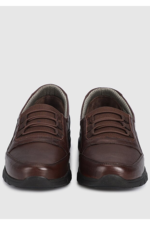 Kahve Deri Kadın Ayakkabı - 3