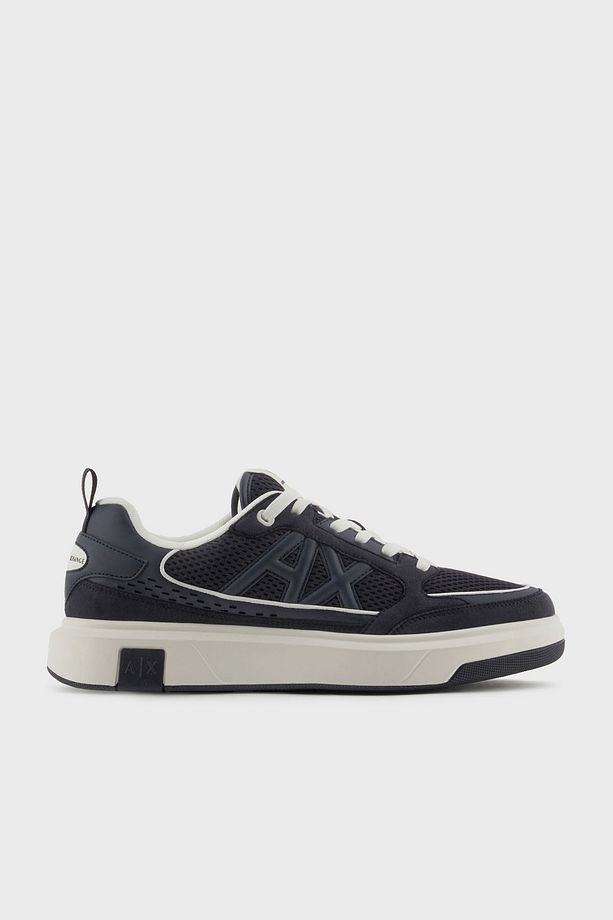 Armani Exchage Logolu File Detaylı Sneaker Ayakkabı Erkek AYAKKABI XUX242 XV912 U385 - 1